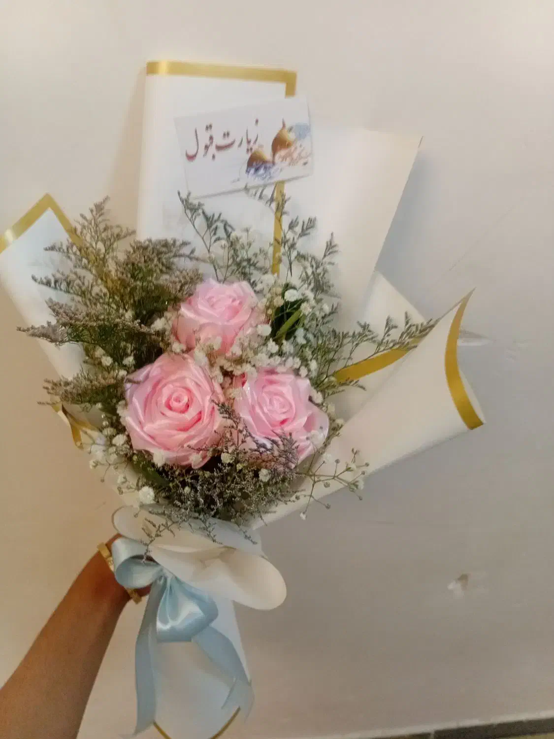 گل روبانی|گل مصنوعی|ساوه, |دیوار