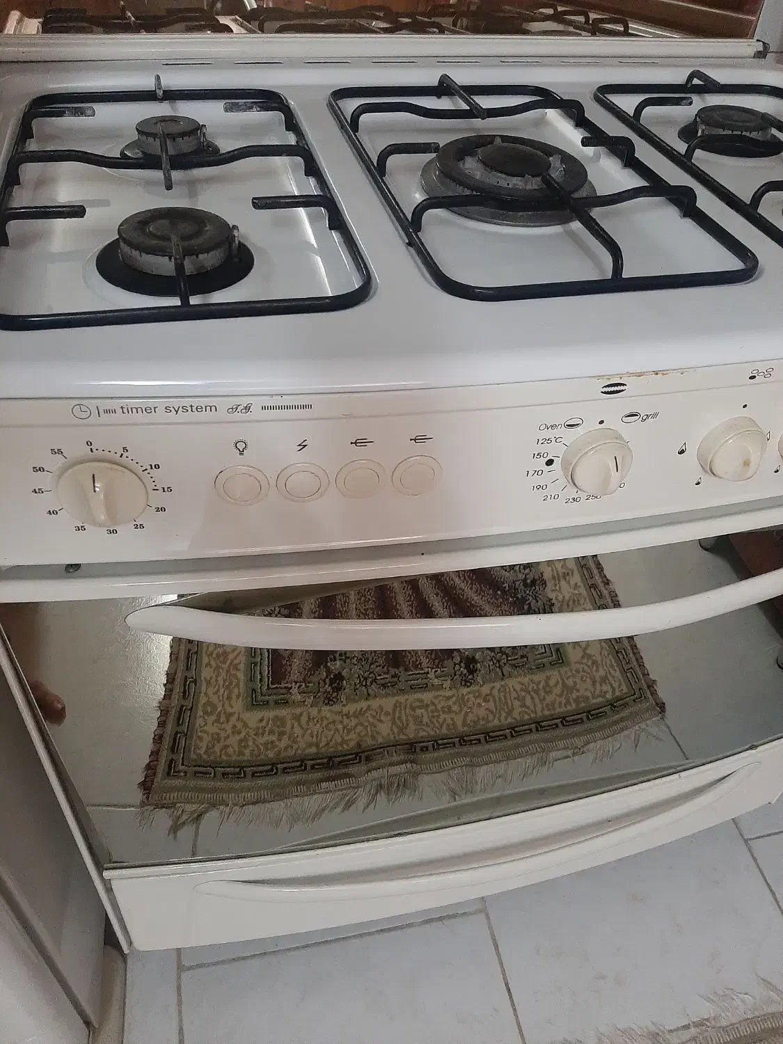 گاز پنج شعله تکنو|اجاق گاز و لوازم برقی پخت‌وپز|لاهیجان, طالقانی|دیوار