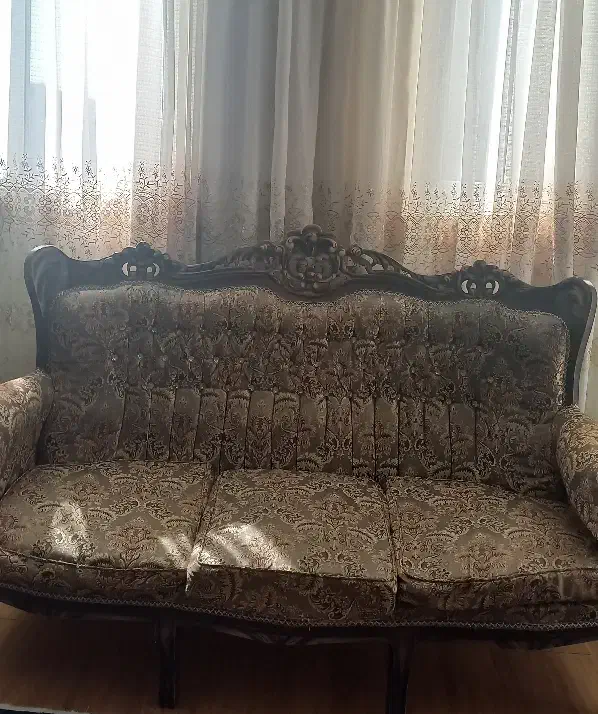 مبل ۷ نفره  با چوب با کیفیت|مبلمان خانگی و میز عسلی|تهران, دریاچه شهدای خلیج فارس|دیوار