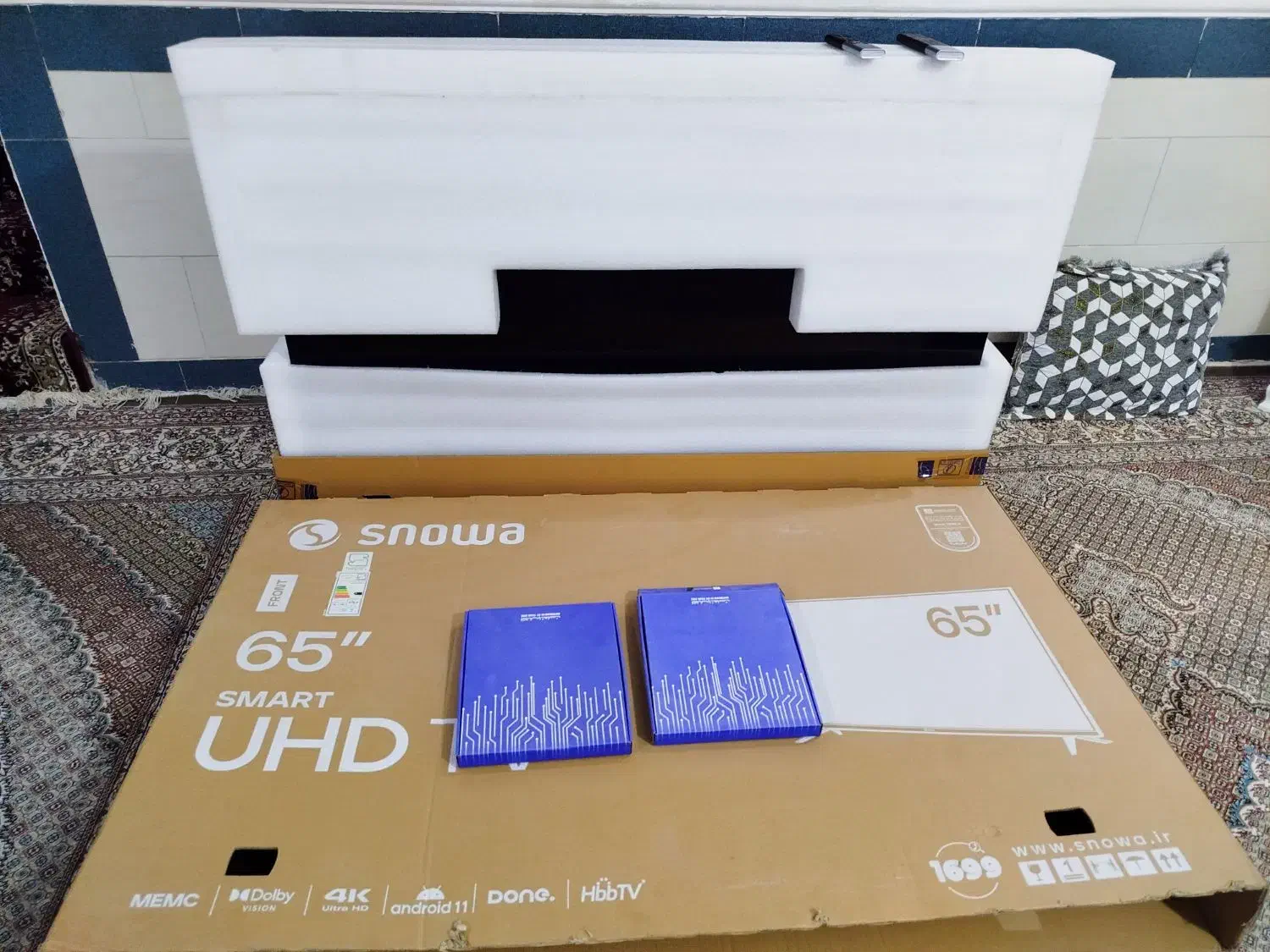 تلویزیون 65 اینچ اسنوا|تلویزیون و پروژکتور|بندر دیر, |دیوار