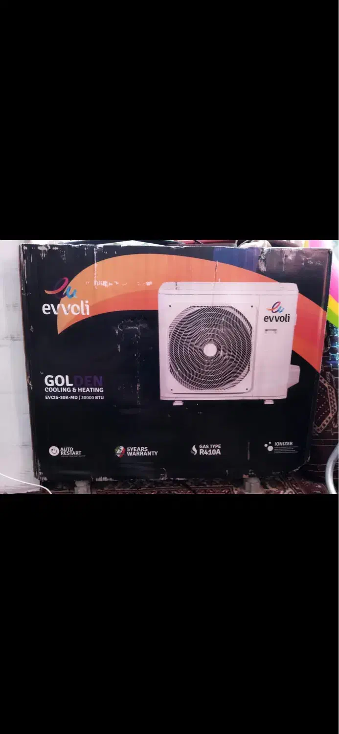 اسپلیت سی هزار ایوولی موتور بزرگ|کولر گازی و فنکوئل|گنبد کاووس, |دیوار