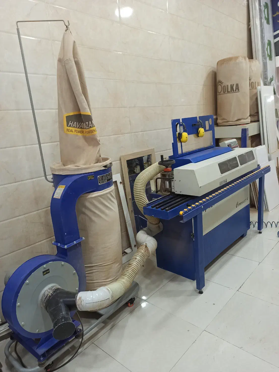 دستگاه لبه چسبان کامپکت۴ و دورکن۳۲۰ تک فاز|ماشین‌آلات صنعتی|الوند, |دیوار