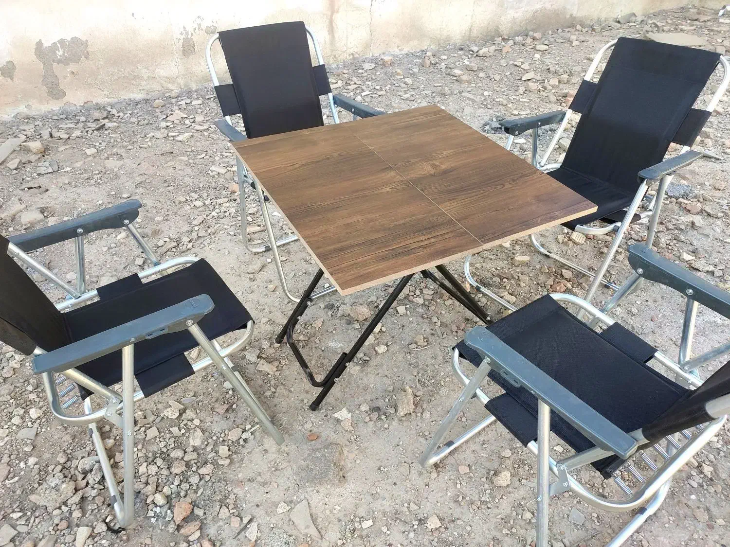 صندلی تاشو راحتی دسته دار مسافرتی ساحلی و میز سفری|صندلی و نیمکت|شیراز, گلکوب|دیوار