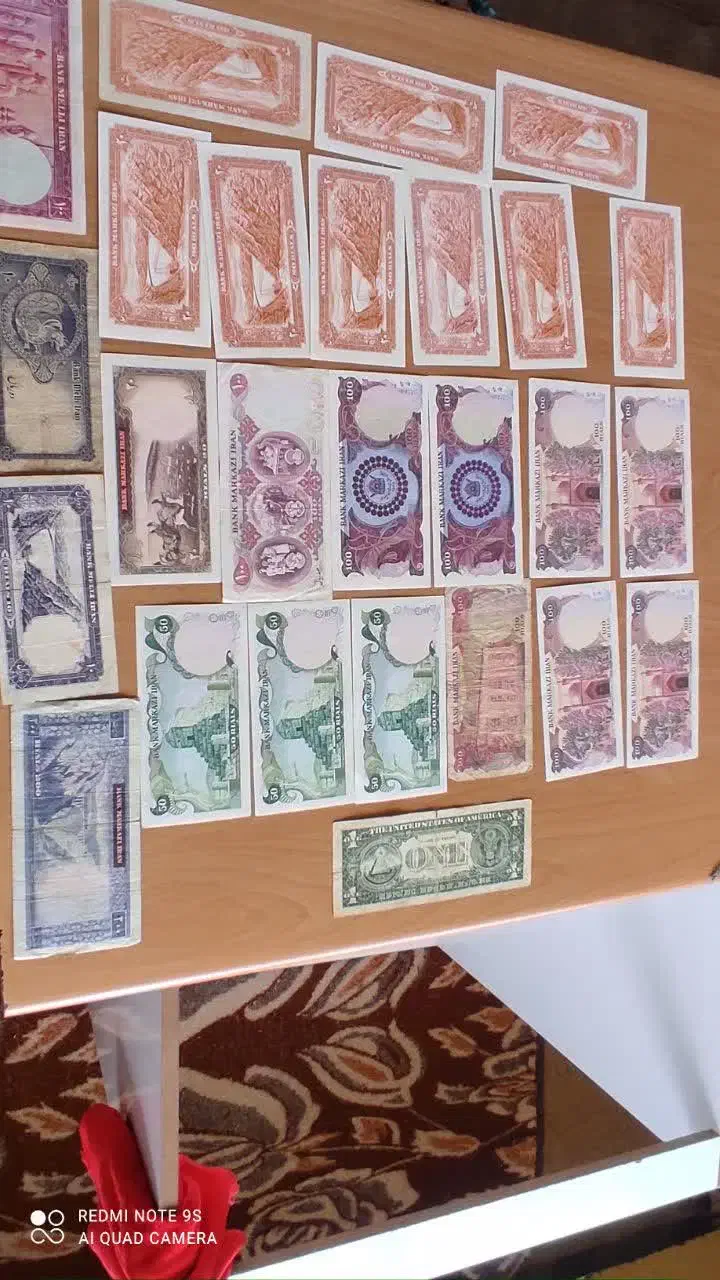 اسکناس قدیمی شَخ پول|کلکسیون سکه، تمبر، اسکناس|ارومیه, |دیوار