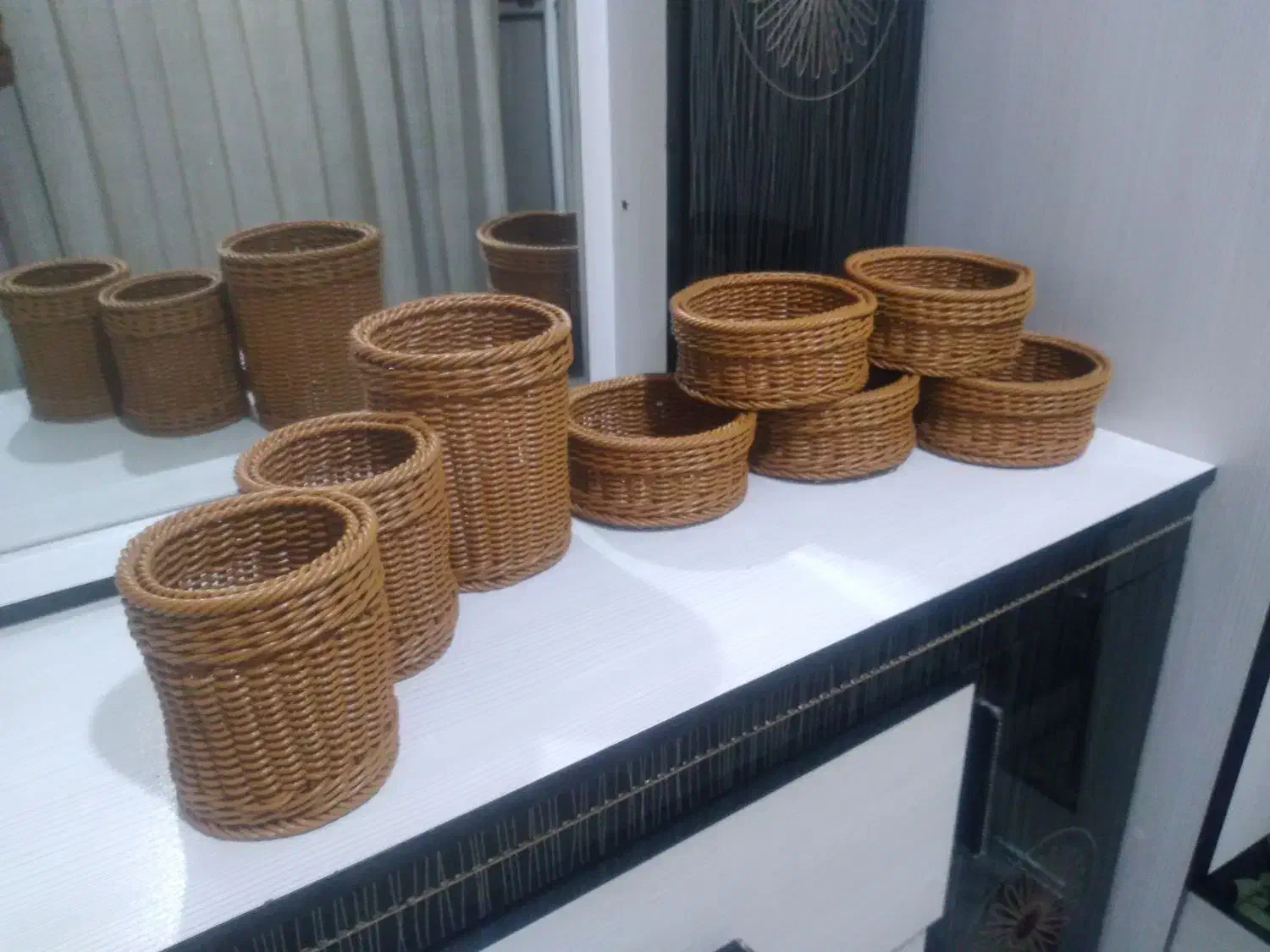 کارهای هنری دست ساز حصیر بافی|صنایع دستی و سایر لوازم تزئینی|خمینی‌شهر, |دیوار