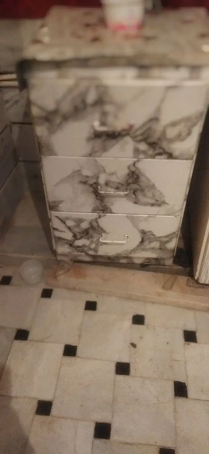 کابینت فلزی کشو و میز کامپیوتر|میز تحریر و کامپیوتر|مشهد, حضرت حجت|دیوار