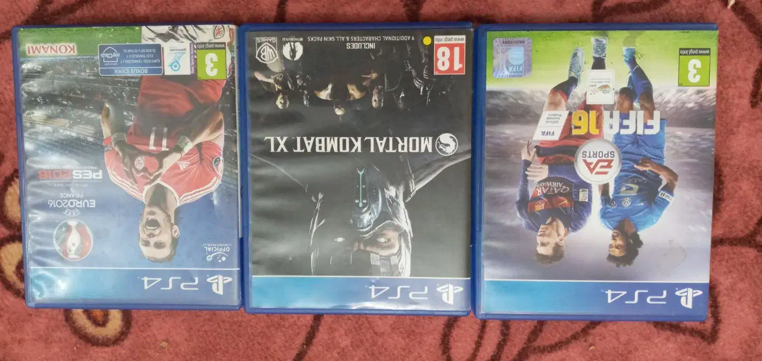 ۴عدد دیسک بازی ps4|کنسول، بازی ویدئویی و آنلاین|فردیس, نگارستان|دیوار
