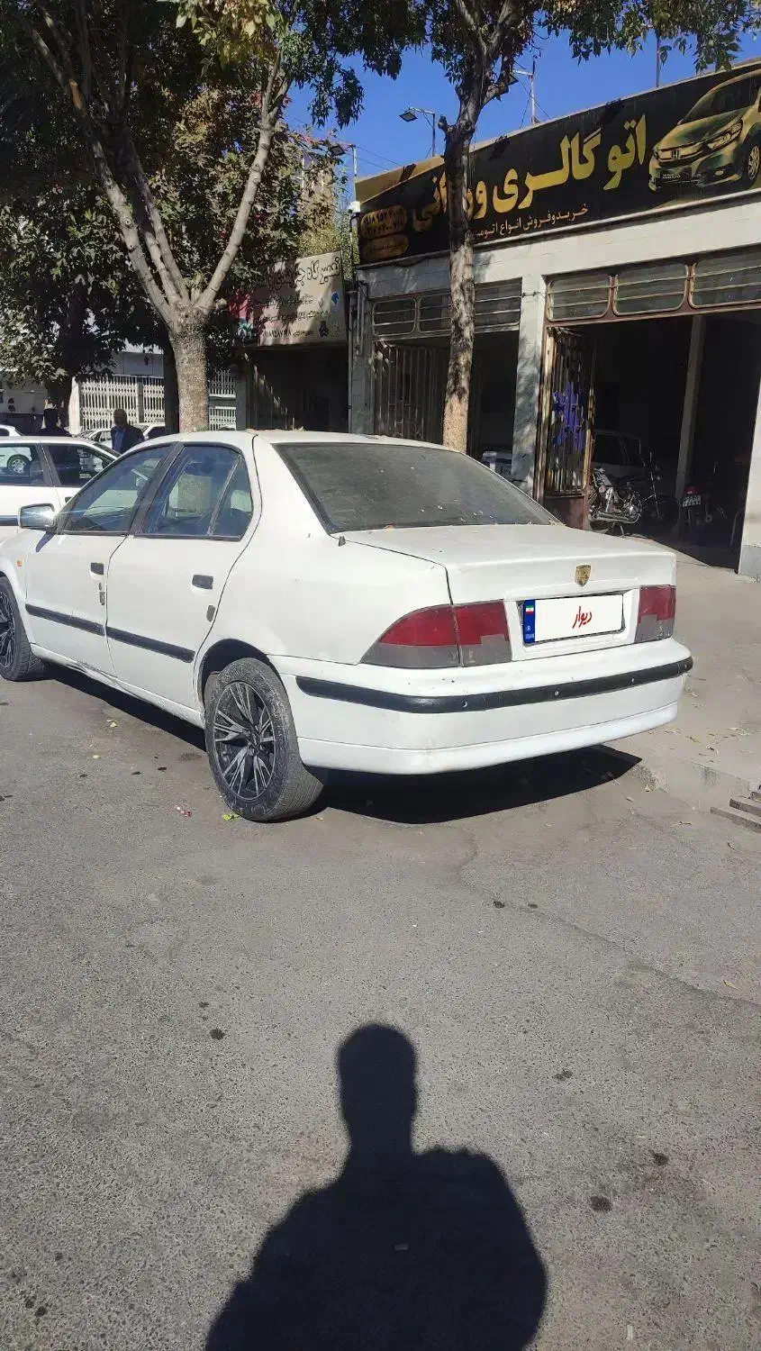 سمند 81سفید فابریک|خودرو سواری و وانت|اراک, |دیوار