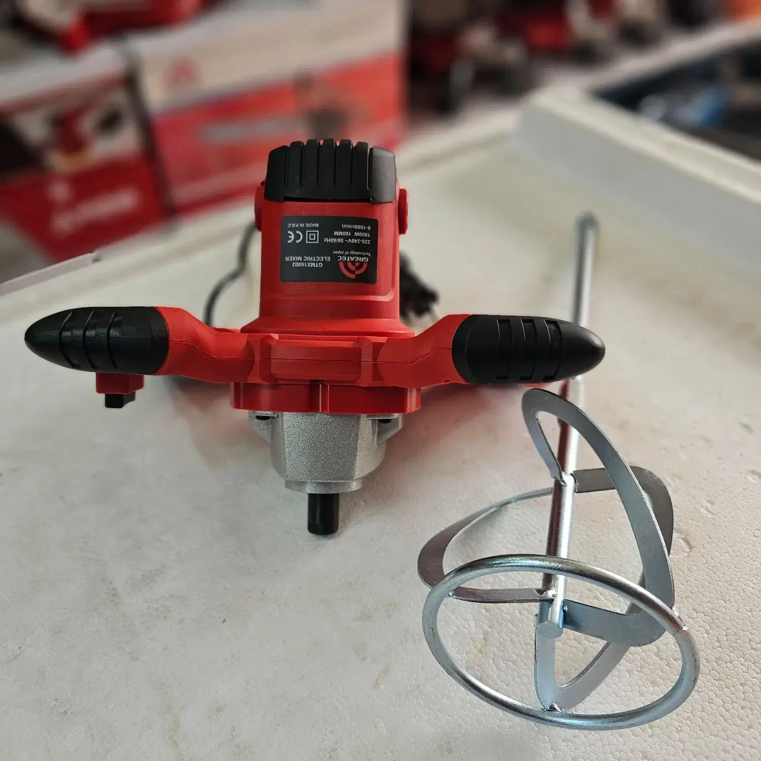 همزن صنعتی /میکسر گیربکسی 1800 وات دیمردار گریتک|ابزارآلات|اصفهان, فجر|دیوار