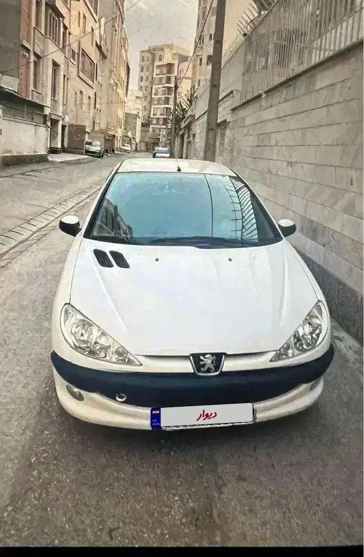 پژو ۲۰۶ سفید مدل ۹۵ تیپ ۳|خودرو سواری و وانت|اردبیل, |دیوار