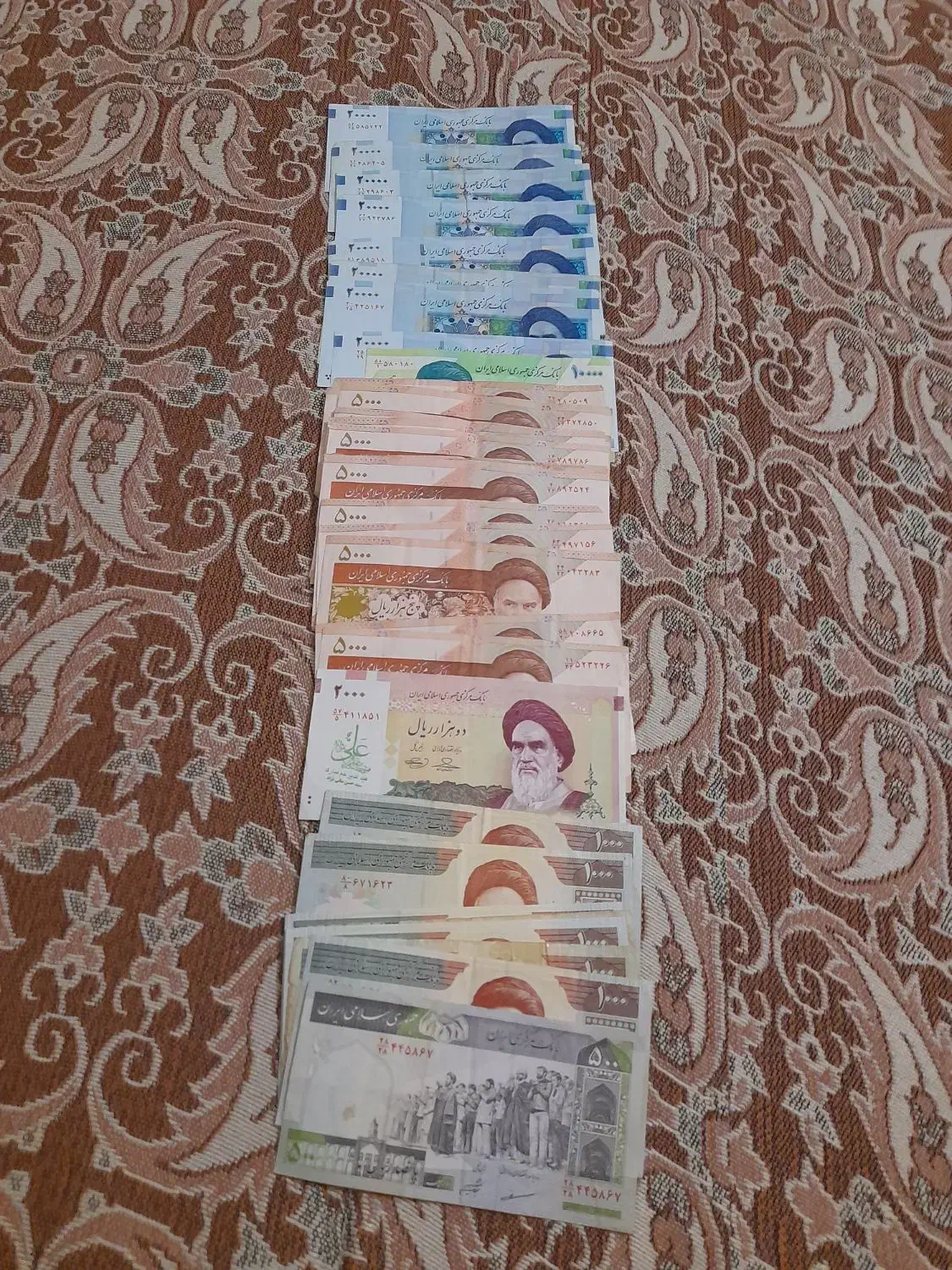 تعدادی اسکناس فروشی|کلکسیون سکه، تمبر، اسکناس|تهران, شکوفه|دیوار