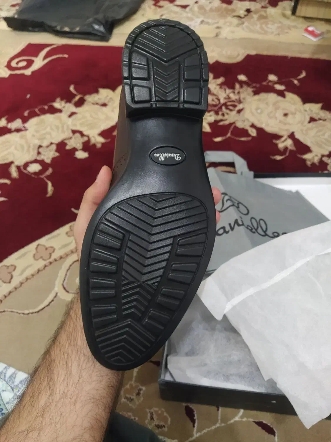 کفش مجلسی چرم طبی مارک ایتالیایی دنیلی سایز4142|کیف، کفش، کمربند|مهاباد (آذربایجان غربی), |دیوار