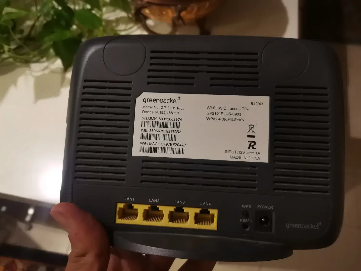 وایفای سیمکارتی ایرانسل مودل tdlte gp2101 plus|مودم و تجهیزات شبکه|یزد, |دیوار