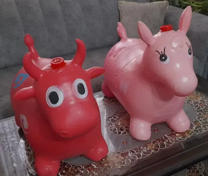 اسب و گاو بادی موزیکال|اسباب‌بازی بچه|قزوین, |دیوار