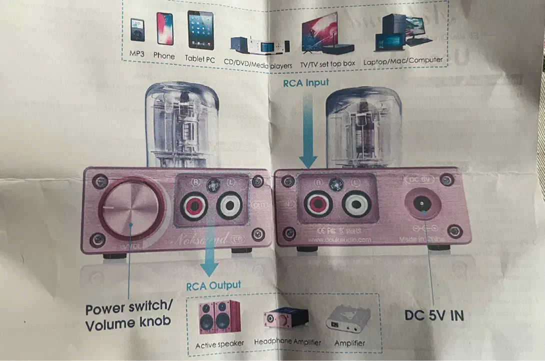 E6 Mini Direct Heated Vacuum Tube Preamp|سیستم صوتی خانگی|تهران, شهرک شریفی|دیوار