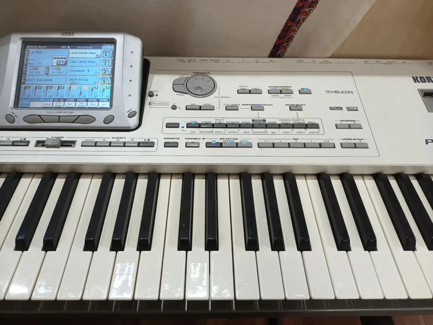 ارگ  پیانو کاملاً سالم وبی نقص|پیانو، کیبورد، آکاردئون|تبریز, |دیوار