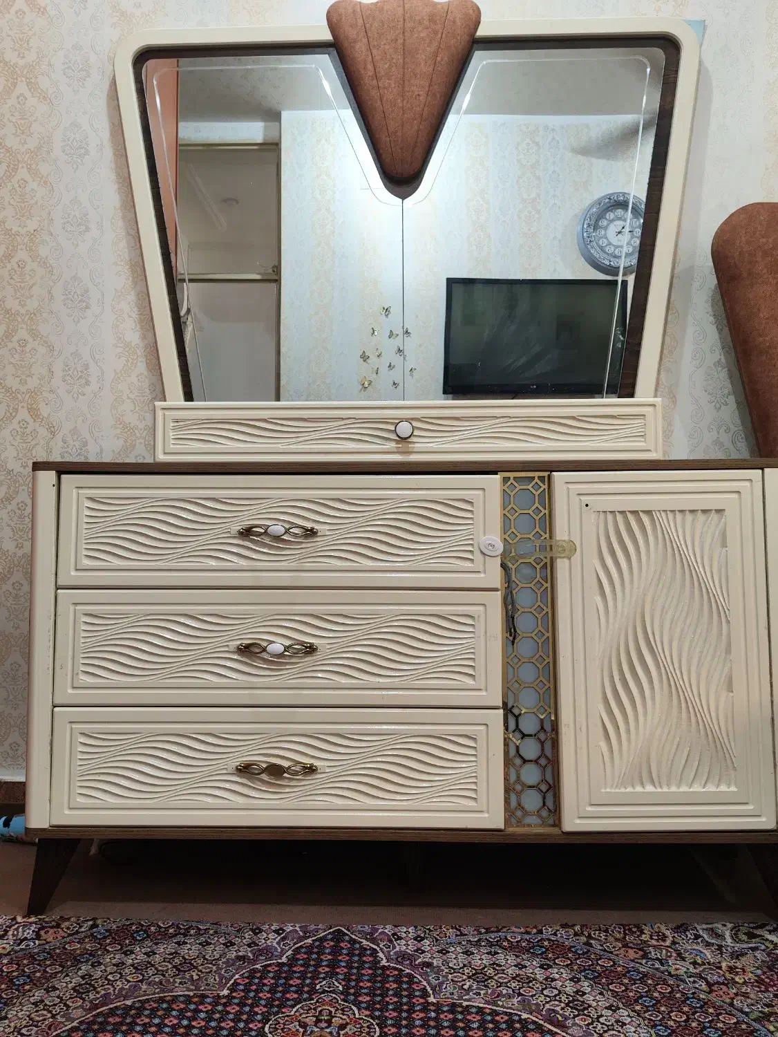 آینه|بوفه، ویترین، کنسول|اهواز, فدک|دیوار