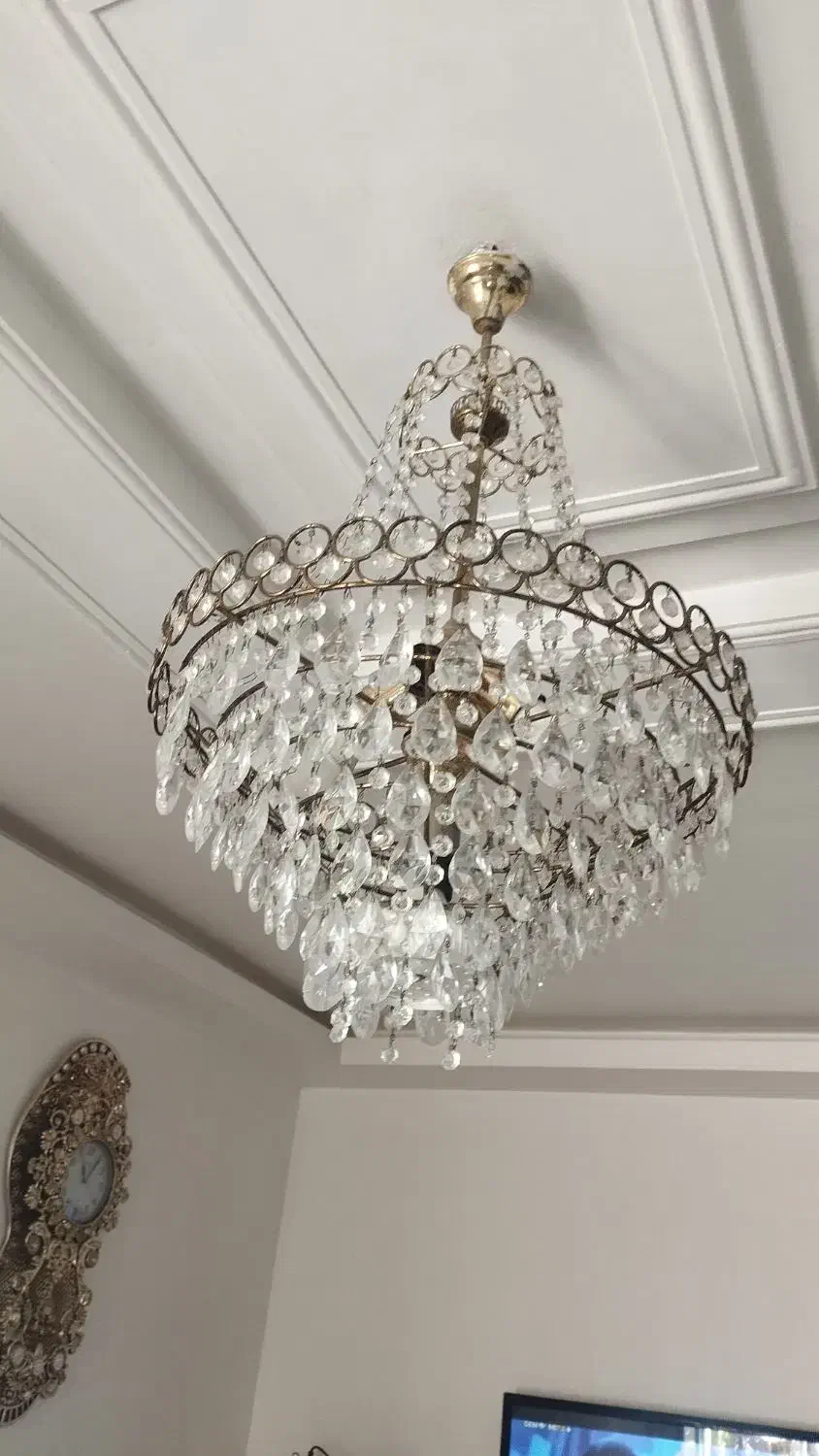 لوستر|لوستر و چراغ آویز|تاکستان, |دیوار