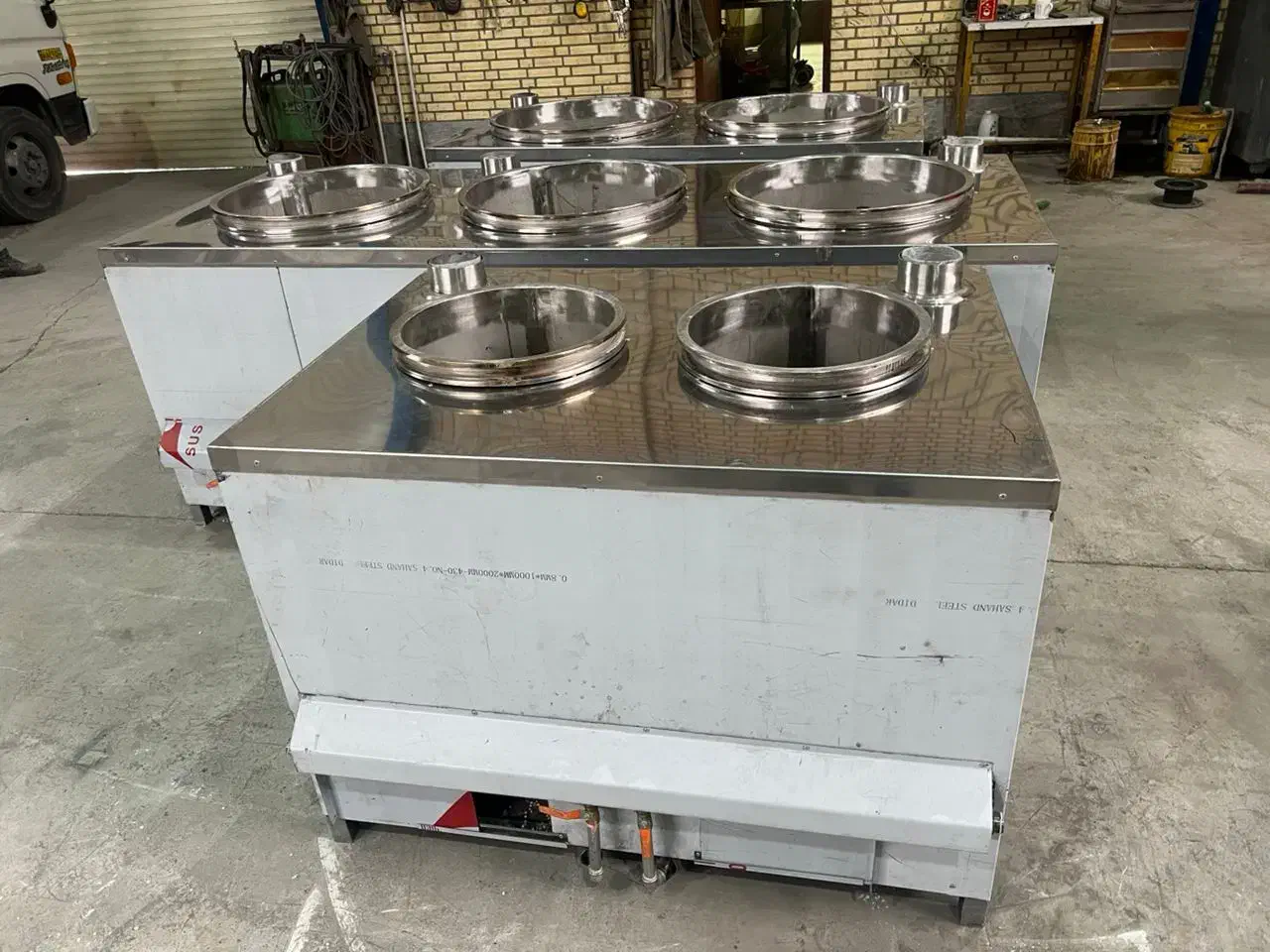 آش و حلیم اجاق  سینک  کابینت استیل همزن میز|کافی‌شاپ و رستوران|خمینی‌شهر, |دیوار