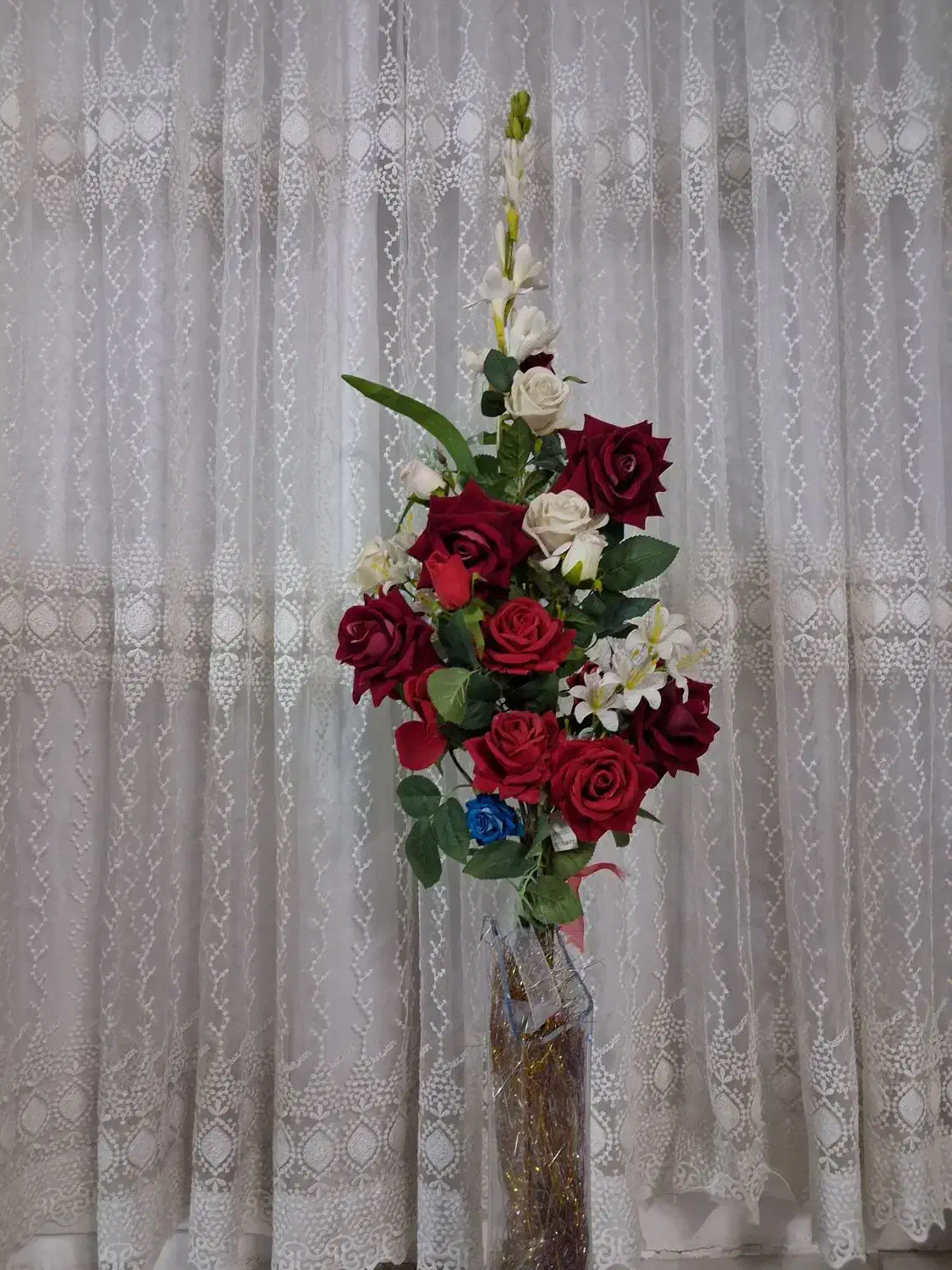 ۲عددگلدان گل مصنوعی|گل مصنوعی|چناران, |دیوار