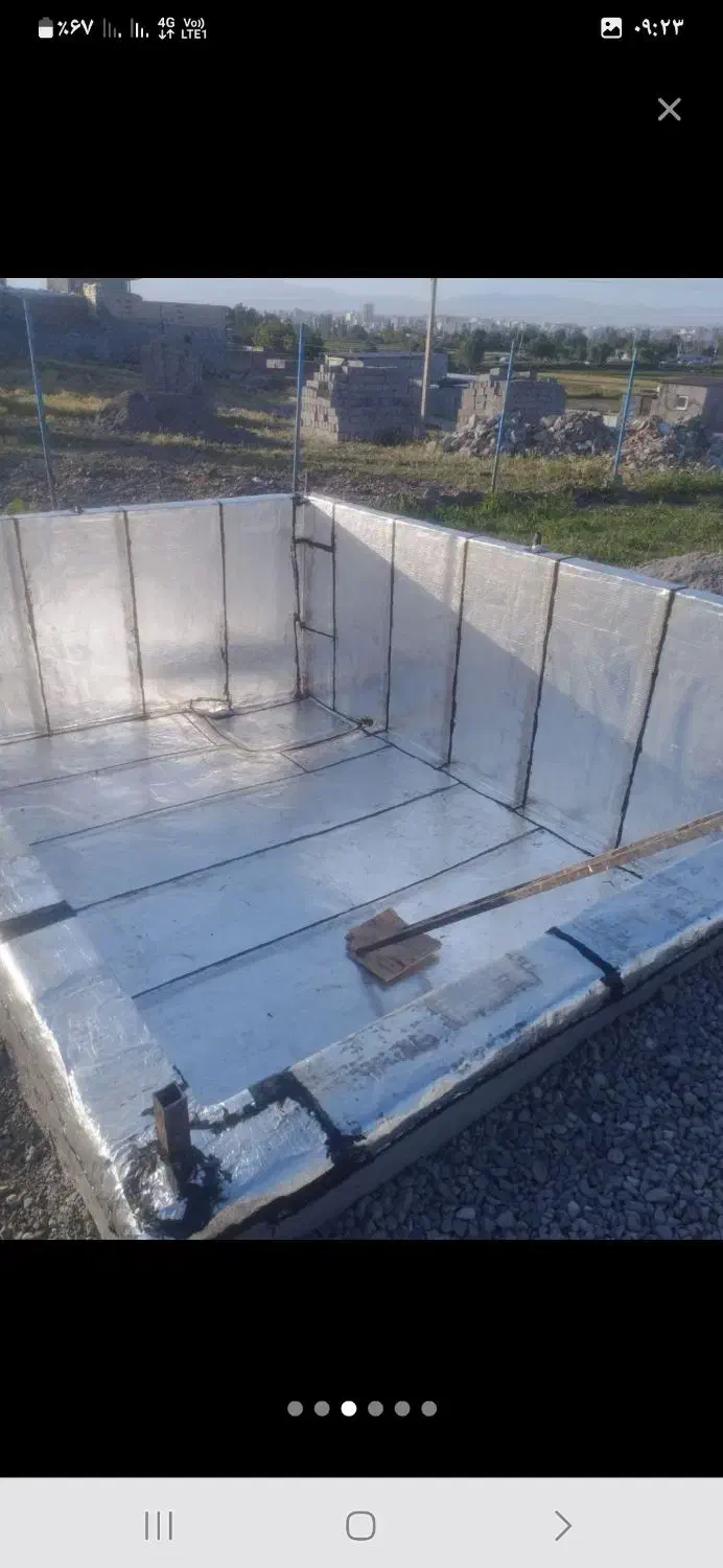 ایزوگام انگوتی|مصالح و تجهیزات ساختمان|میانه, |دیوار