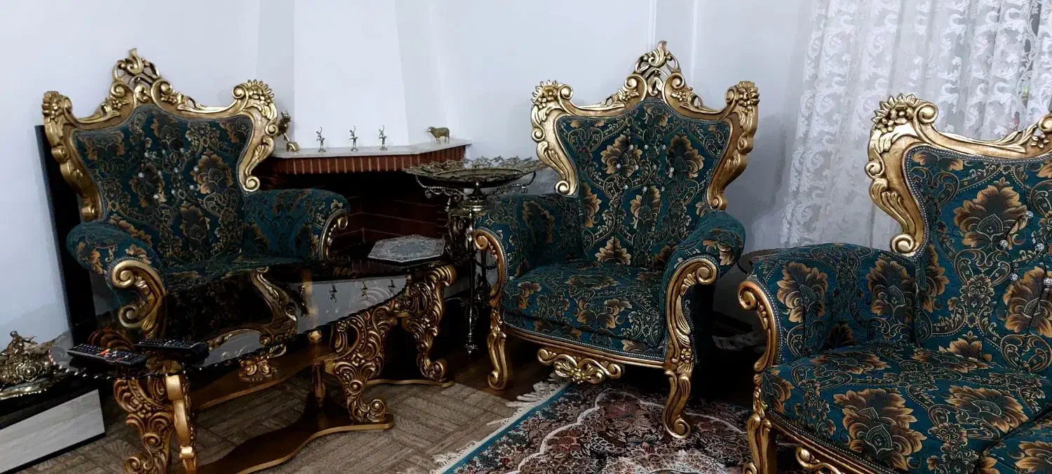 مبلمان و میز غذا خوری ست|مبلمان خانگی و میز عسلی|ابهر, |دیوار