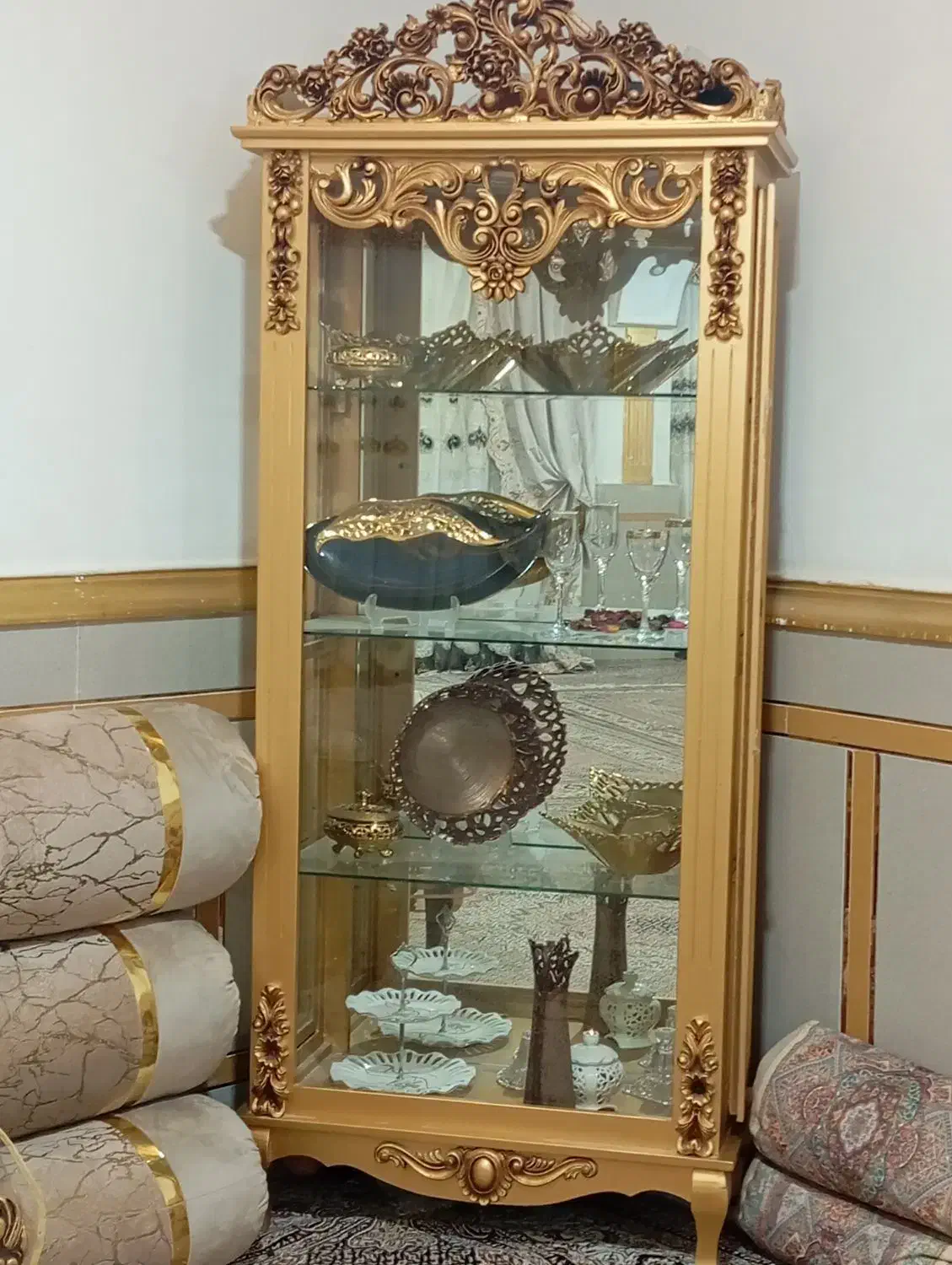 آینه کنسول وبوفه درحدنو|بوفه، ویترین، کنسول|صابری, |دیوار