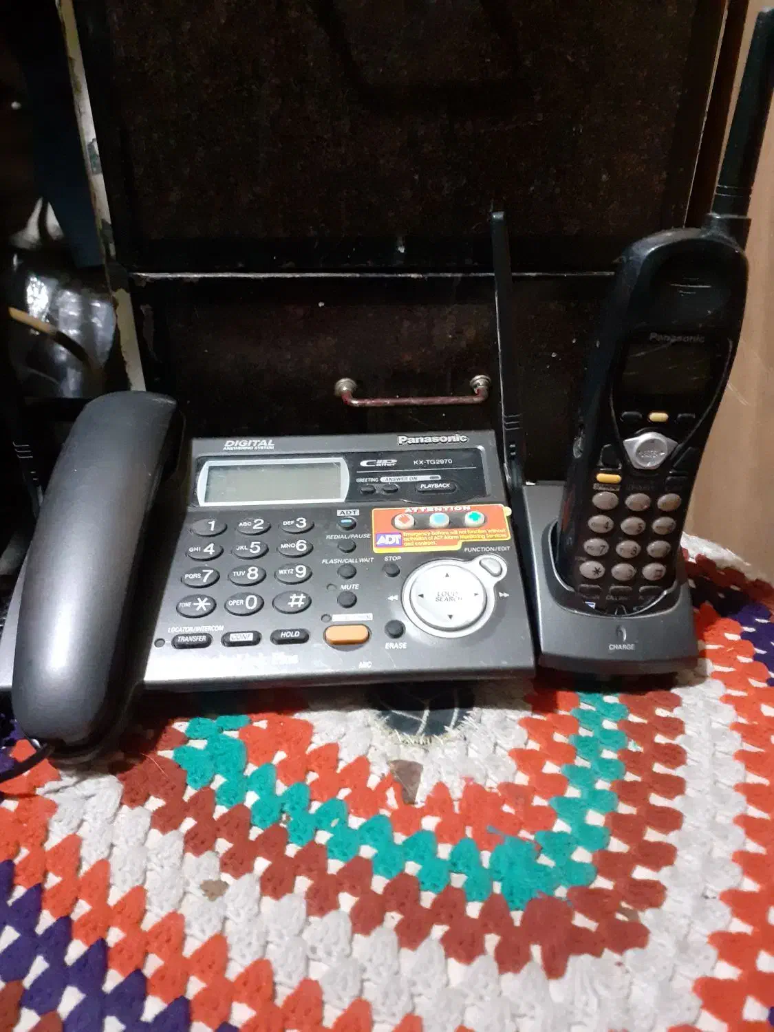 تلفن بیسیمی پاناسونیک اصل|تلفن رومیزی|کرج, برغان|دیوار