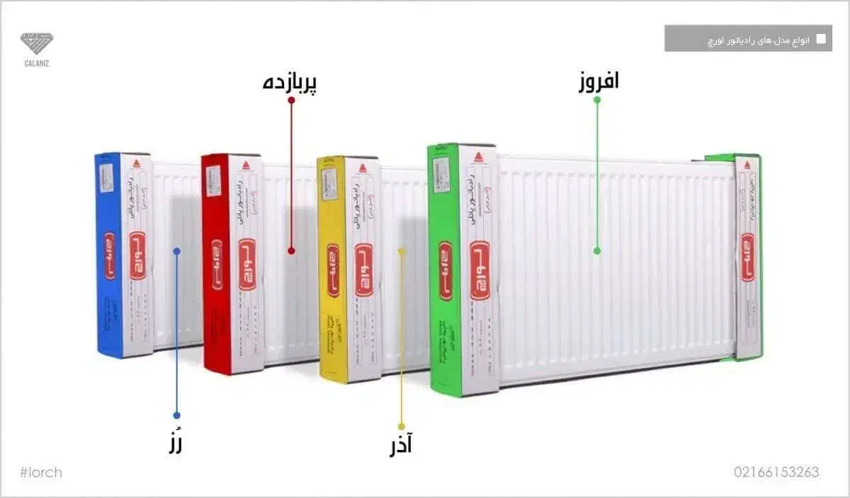 رادیاتور شوفاژ دیواری لورچ مدل پربازده  حرارت بالا|آبگرمکن، پکیج، شوفاژ|بجنورد, |دیوار