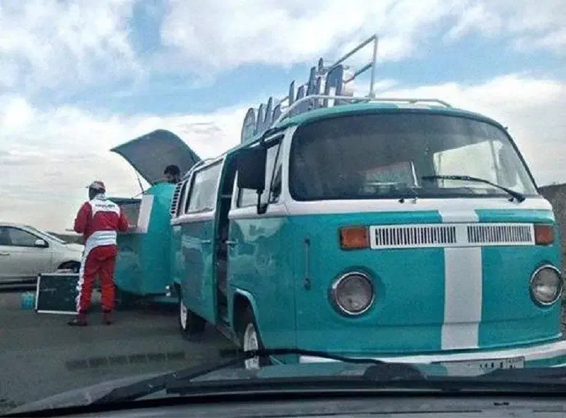 فولکس واگن T2 با کاروان مجزا وکاربری فست فود و کمپ|خودرو سواری و وانت|تهران, تهرانسر مرکزی|دیوار