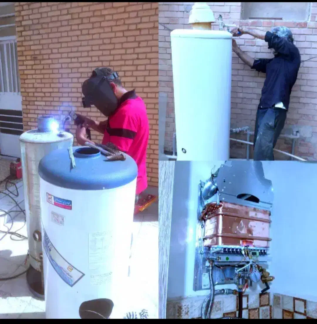 تعمیر ونصب انواع اب گرمکن دیواری مخزنی وبرقی|آبگرمکن، پکیج، شوفاژ|امیدیه, |دیوار