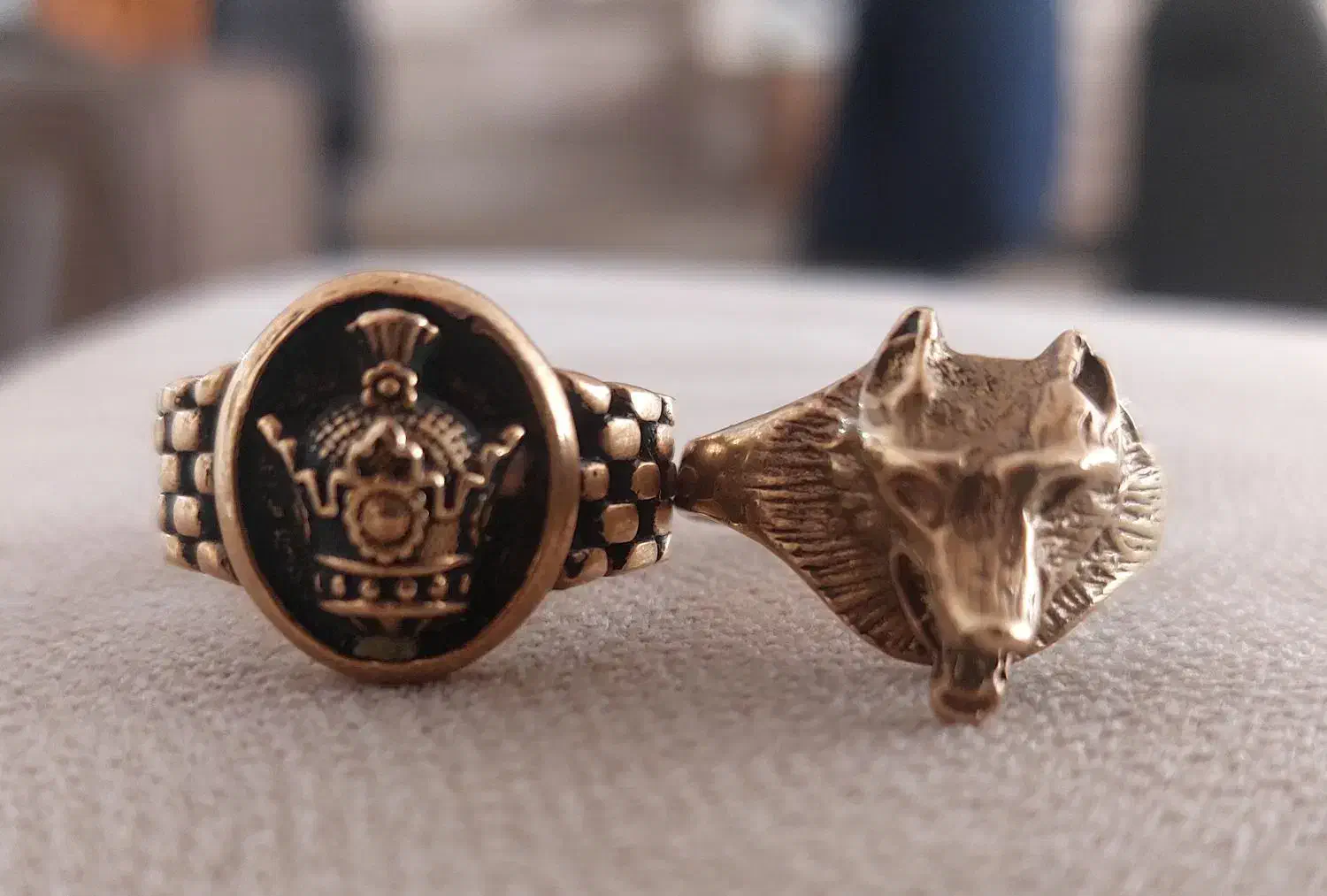 انگشتر گرگ و تاج|جواهرات|آران و بیدگل, |دیوار