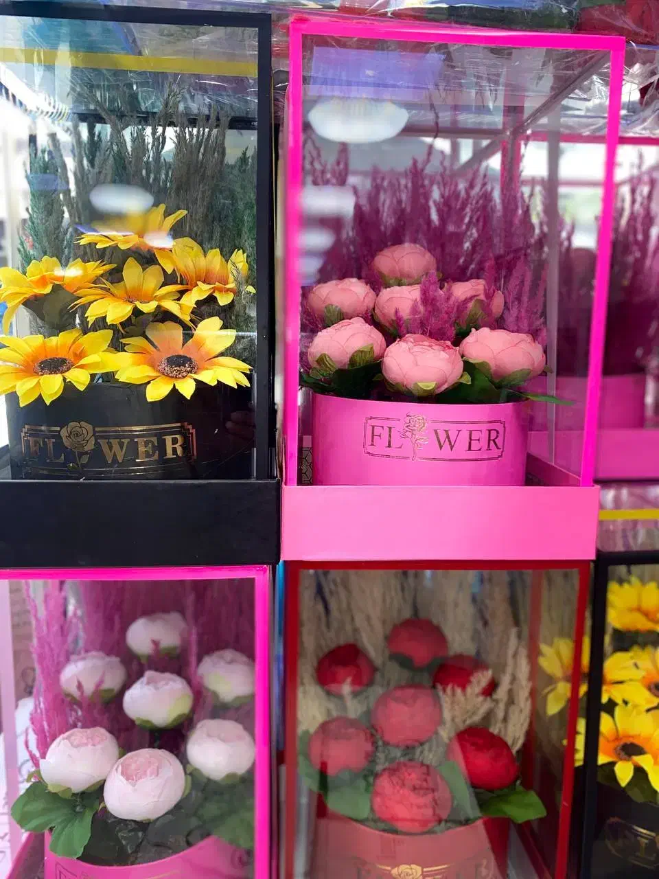 باکس گل VIP تک /عمده|گل مصنوعی|آفتاب, |دیوار