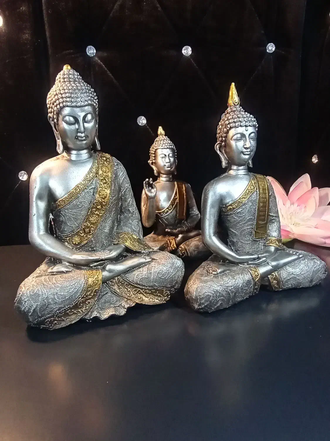 مجسمه بودا پلی استری رنگ ثابت|مجسمه، تندیس، ماکت|چهارباغ, |دیوار