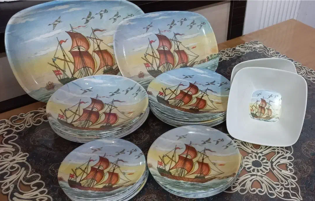 سرویس آرکوپال،سرویس ملامین،قندان،پارچ|ظروف سرو و پذیرایی|زاهدان, |دیوار