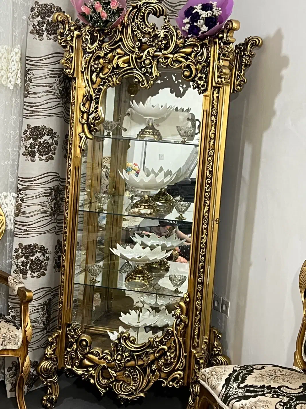 بوفه چوبی|بوفه، ویترین، کنسول|ماکو, |دیوار