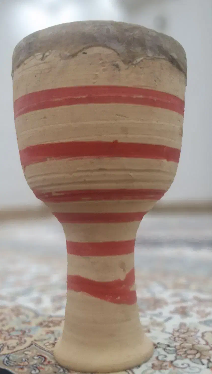 تمبک تنه گلی بفروش میرسد|سازهای سنتی|دوگنبدان, |دیوار