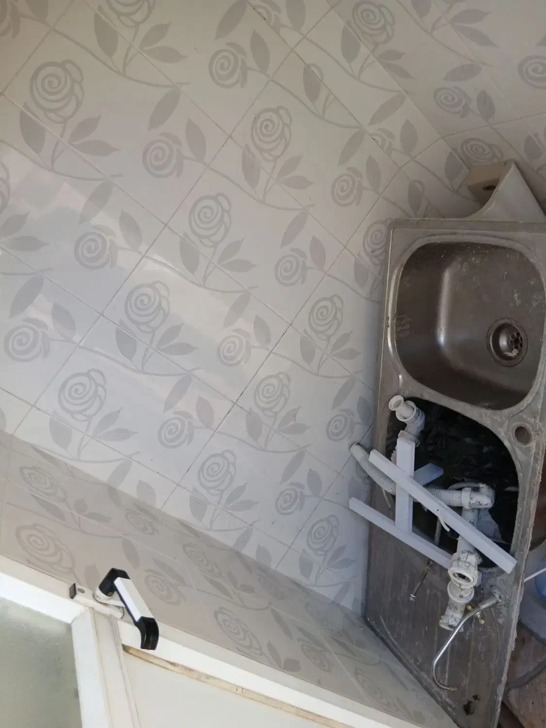 سینک دو قلو|آب‌چکان و نظم‌دهنده ظروف|بیرجند, |دیوار