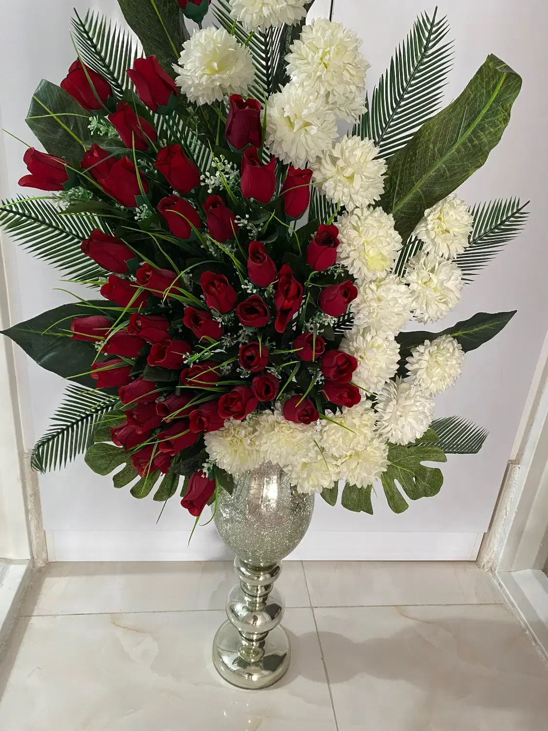 گل مصنوعی با گلدان|گل مصنوعی|مراغه, |دیوار