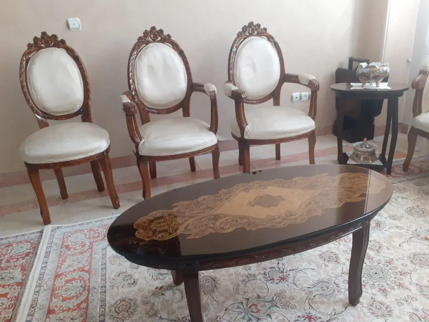 مبل استیل مدل فرحی ۹نفره به همراه سرویس ۴نفره|مبلمان خانگی و میز عسلی|تهران, هفده شهریور|دیوار