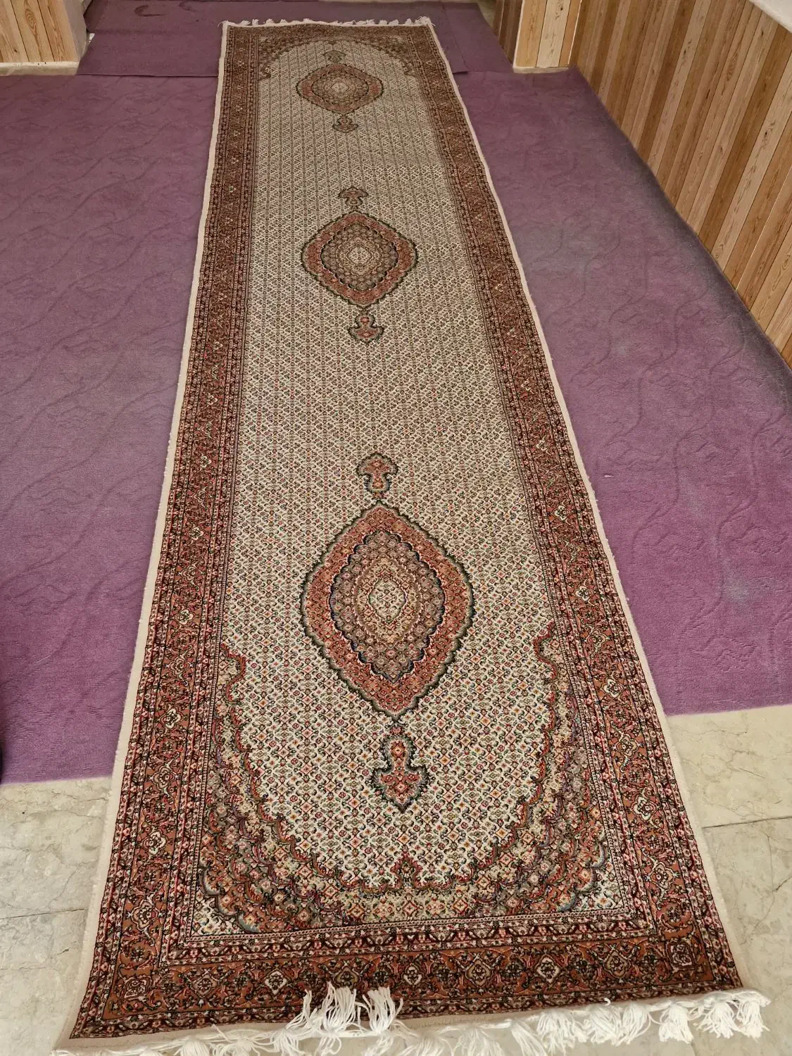 فرش کناره ریزه ماهی|فرش|اردبیل, |دیوار