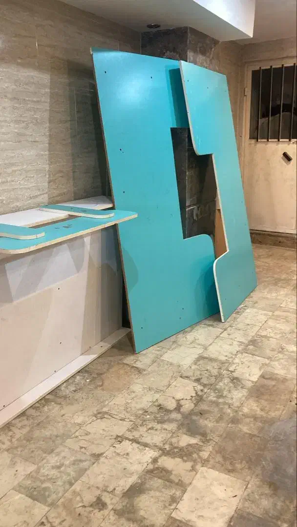 تخت ام دی اف بادوتاتخته اضافه|تخت و سرویس خواب|آمل, |دیوار