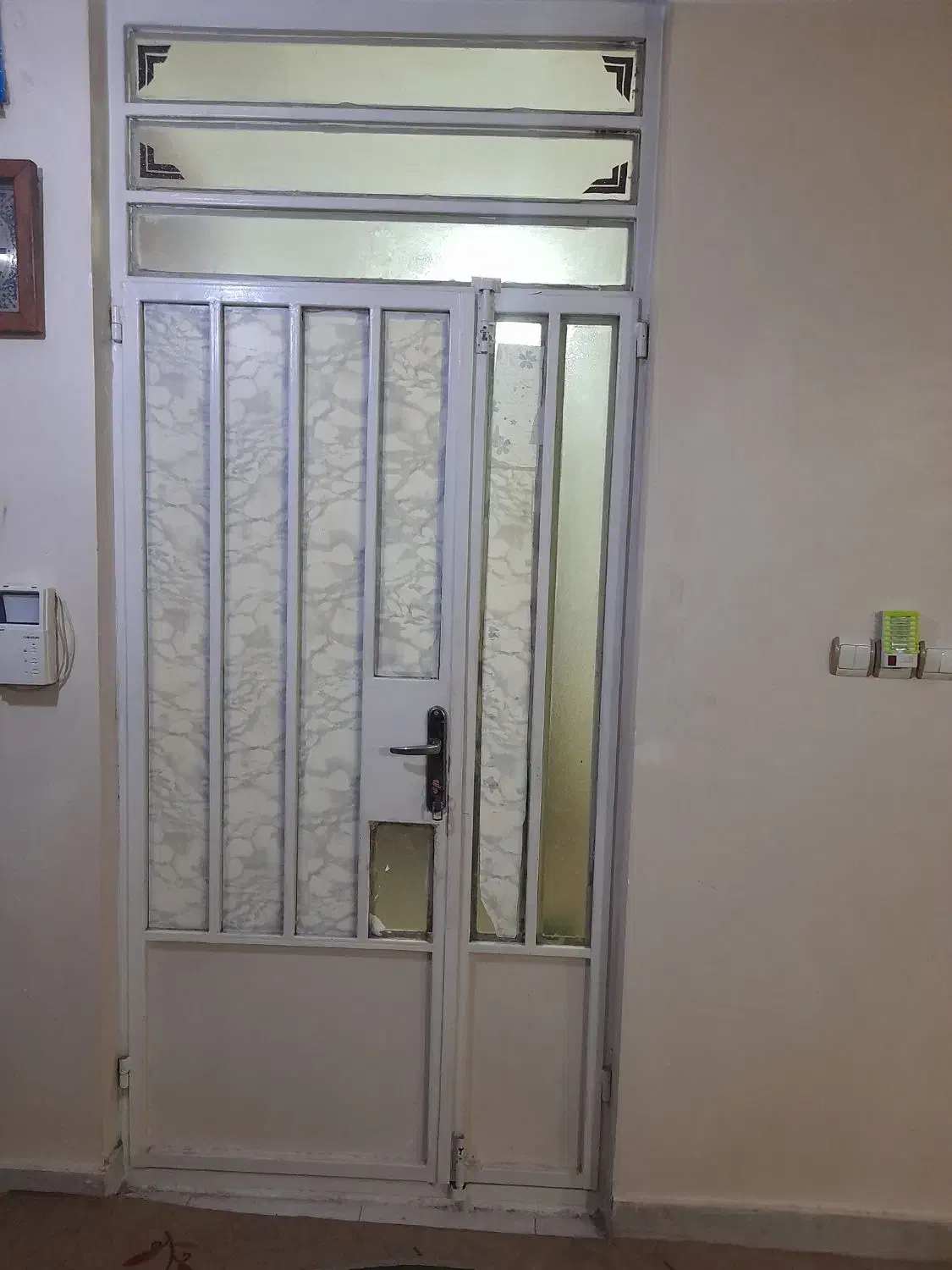 درب آهنی دولنگه باچهارچوب|مصالح و تجهیزات ساختمان|اهواز, شهرک دانشگاه|دیوار