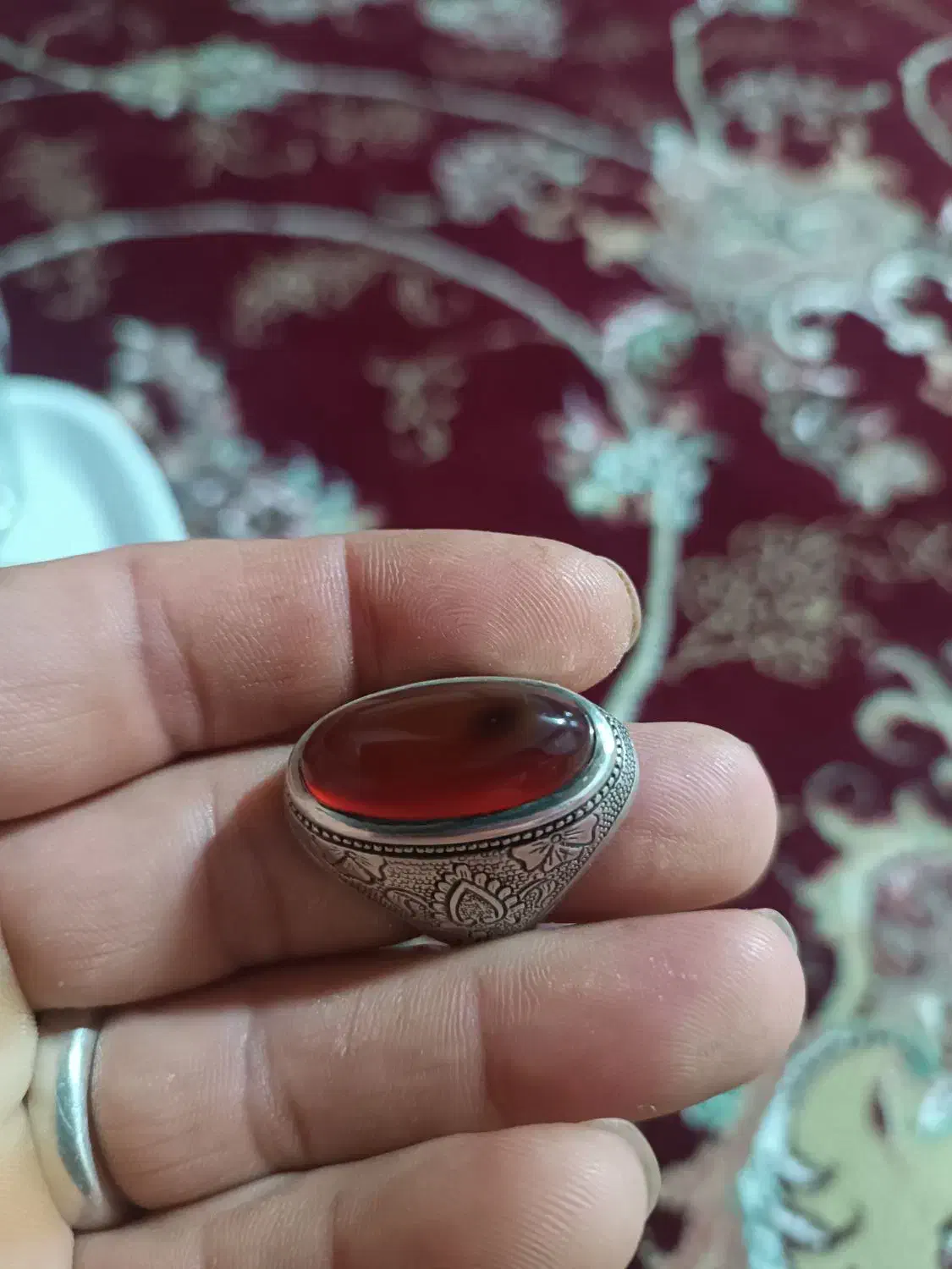 فروش یک عدد انگشتر عقی یمنی دست ساز|جواهرات|نقده, |دیوار