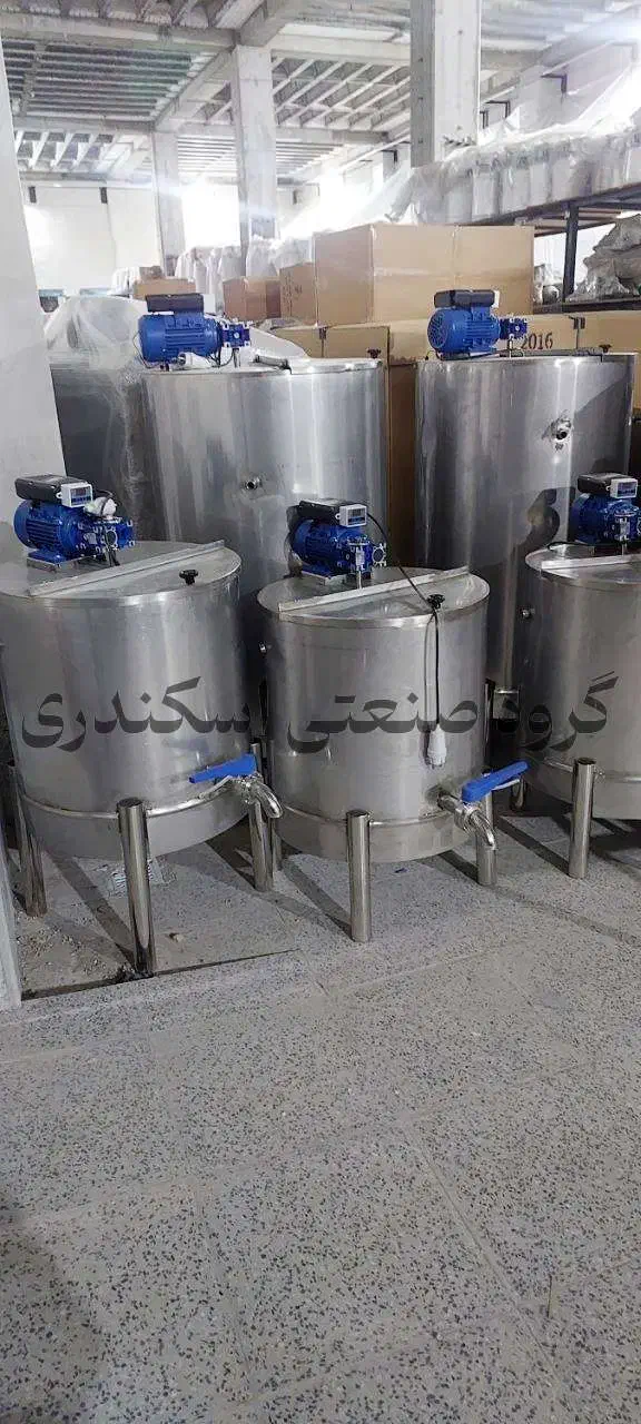 دیگ استیل پخت پز شیر برنج رب پاتیل پروسس تانک 500|ماشین‌آلات صنعتی|یاسوج, |دیوار