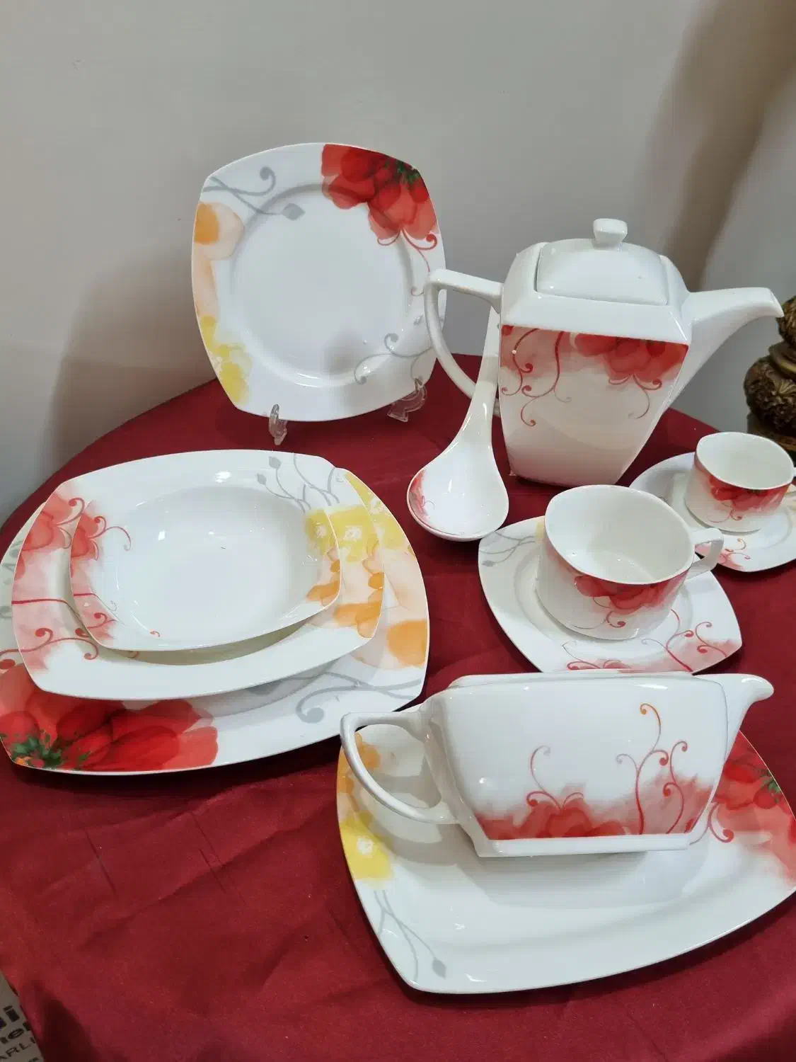 سرویس چینی غذاخوری ۱۲ نفره با ۲۴ پلو خوری ژاپن|ظروف سرو و پذیرایی|تهران, چیذر|دیوار