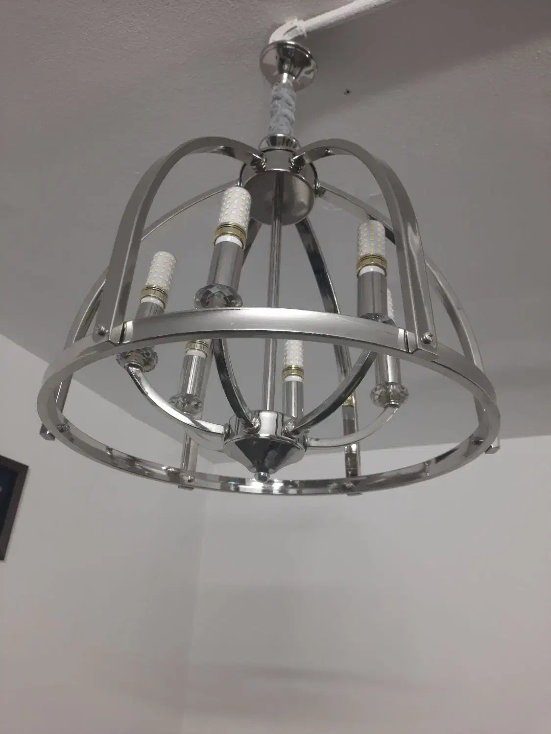 لوستر شش لامپه نونو|لوستر و چراغ آویز|پاکدشت, پاکدشت (مامازند)|دیوار