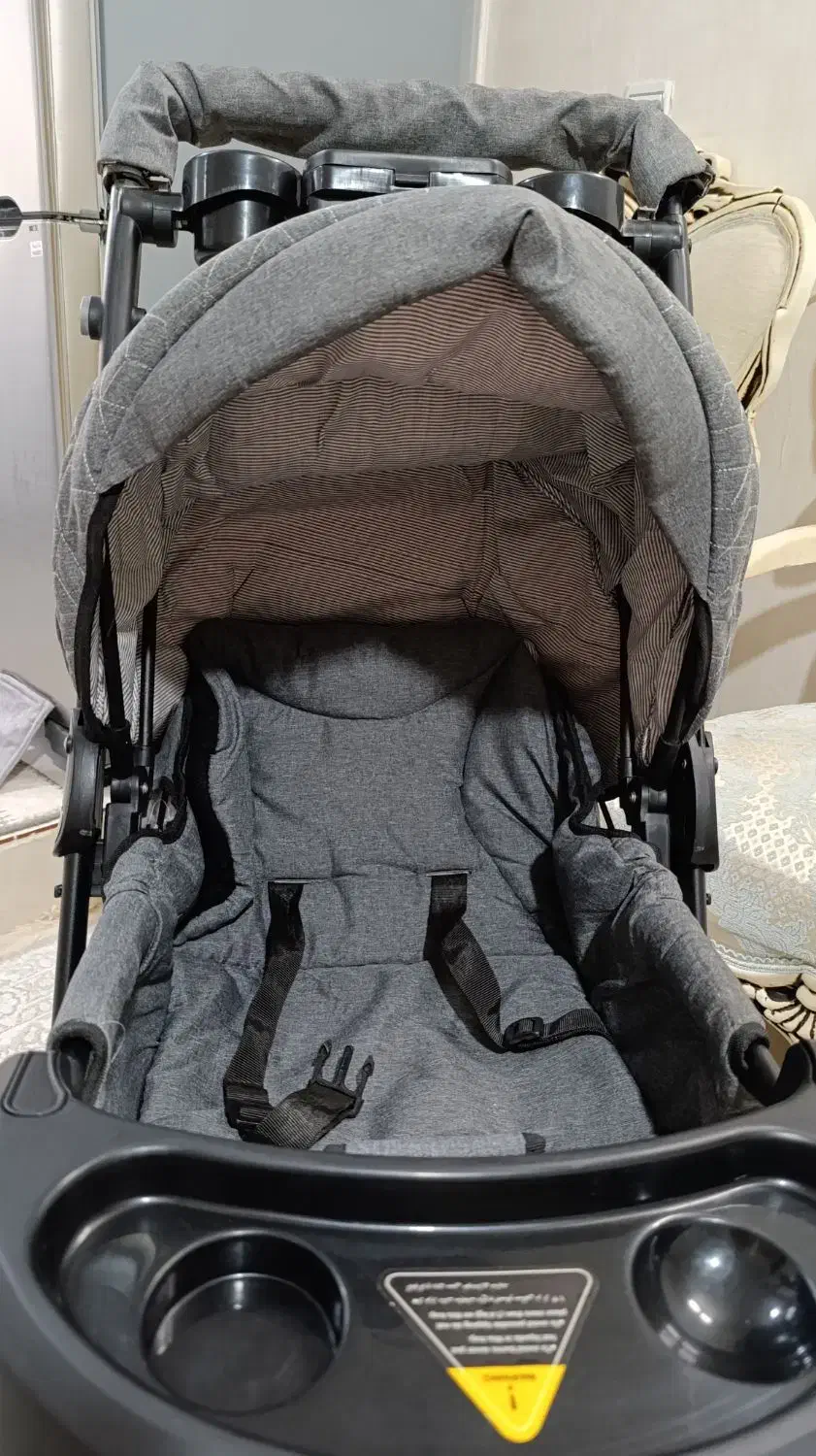 کالسکه مسافرتی در حد نو،دسته قابل تنظیم|کالسکه و لوازم جانبی|فردوسیه, |دیوار