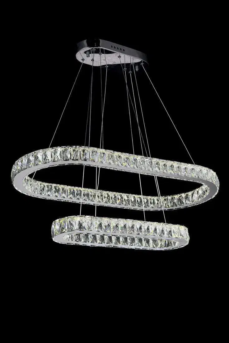 لوستر فانتزی کریستال درجه ۱|لوستر و چراغ آویز|نسیم‌شهر, |دیوار