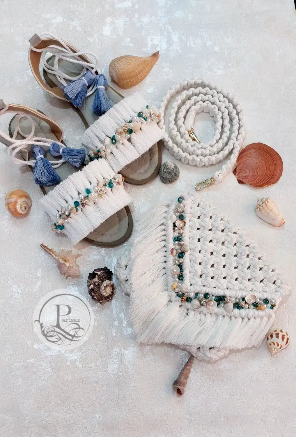 مکرومه بافی|صنایع دستی و سایر لوازم تزئینی|کیاشهر, |دیوار